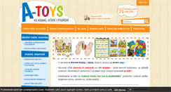 Desktop Screenshot of a-toys.cz